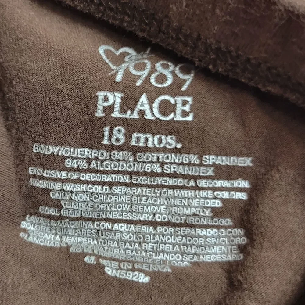 Children's Place brown leggings 18mo